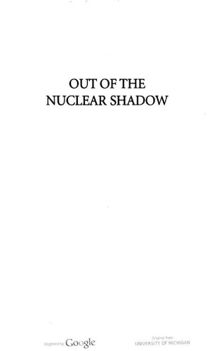 Out Of The Nuclear Shadow Smitu Kothari Editor Zia Mian Editor
