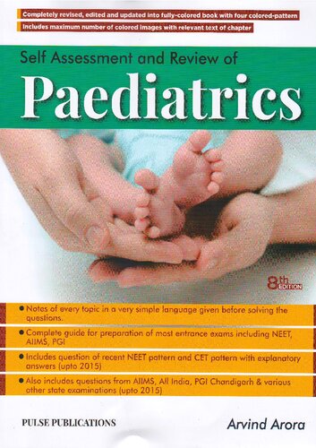 Self Assessment Review Of Paediatrics 8th Edition Arvind Arora