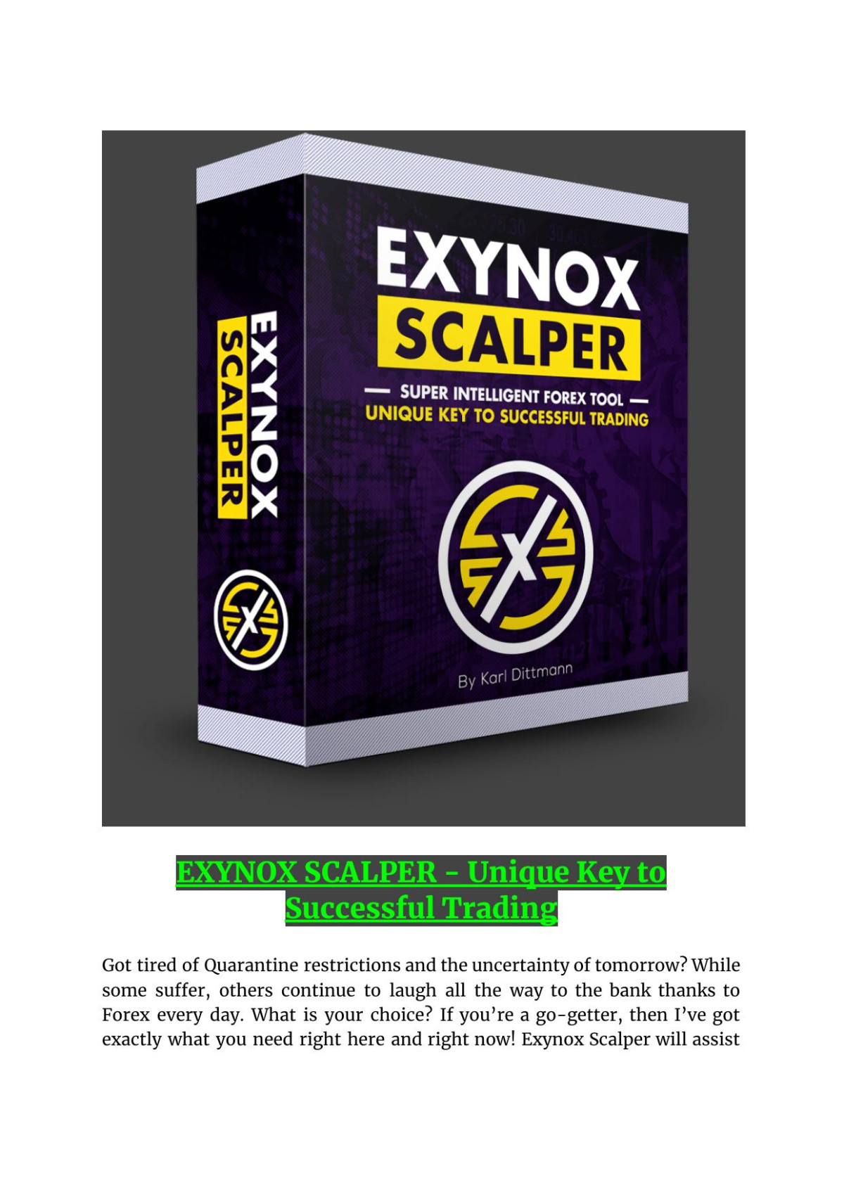 Exynox Scalper Forex Product Agniajay