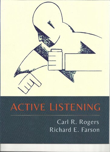Active Listening Carl R Rogers Richard Evans Farson