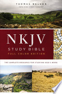 Nkjv Study Bible Fullcolor Thomas Nelson