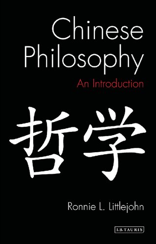 Chinese Philosophy An Introduction Ronnie Littlejohn