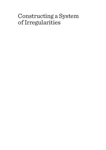 Constructing A System Of Irregularities The Poetry Of Bei Dao Yang Lian And Duoduo Chee Lay Tan