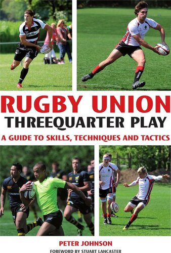 Rugby Union Threequarter Play Peter Johnson Stuart Lancaster
