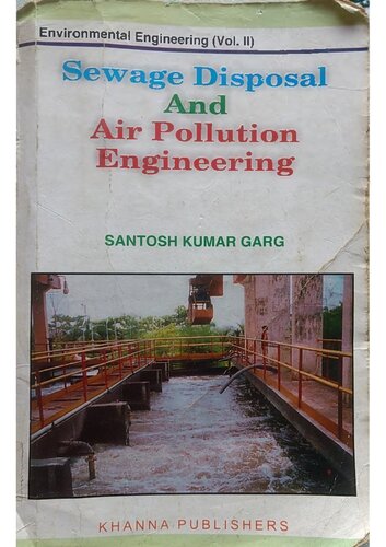 Sewage Disposal And Air Pollution Engineering 24th Edition Santosh Kumar Garg