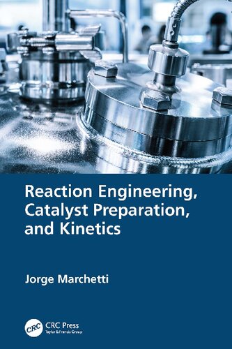 Reaction Engineering Catalyst Preparation And Kinetics 1st Edition Jorge Marchetti