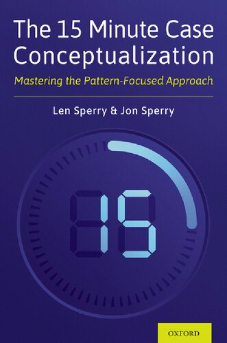 The 15 Minute Case Conceptualization Mastering The Patternfocused Approach Len Sperry