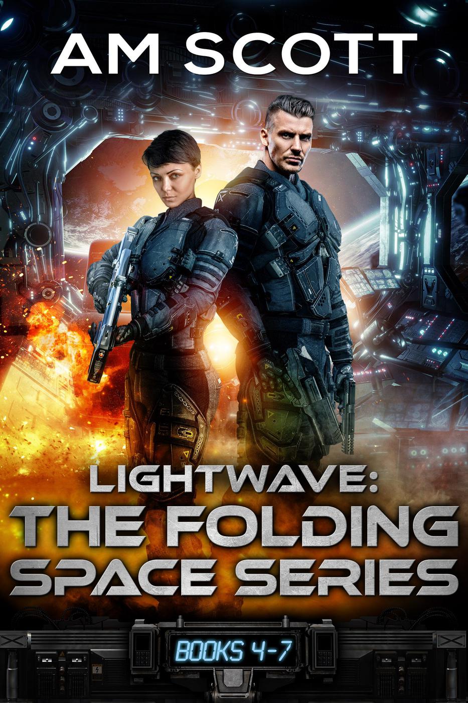 Lightwave Folding Space Series Books 40 Through 70 Am Scott