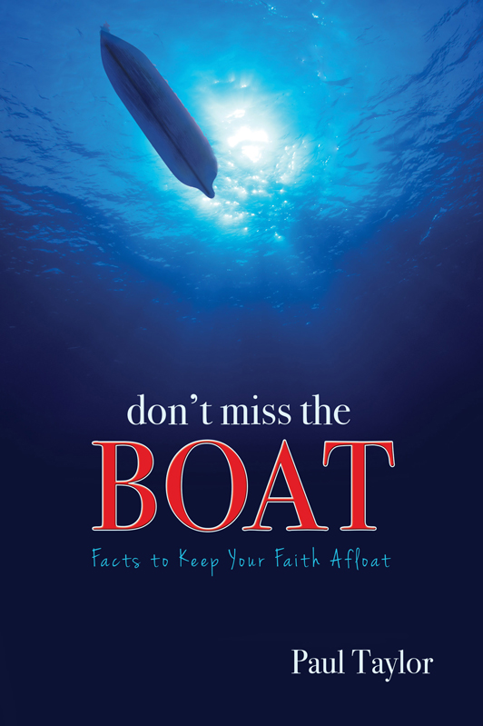 Dont Miss The Boat Paul Taylor