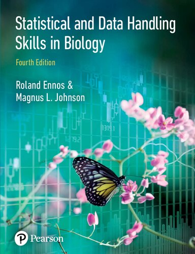 Statistical And Data Handling Skills In Biology 4th Edition 4th Edition Ennos