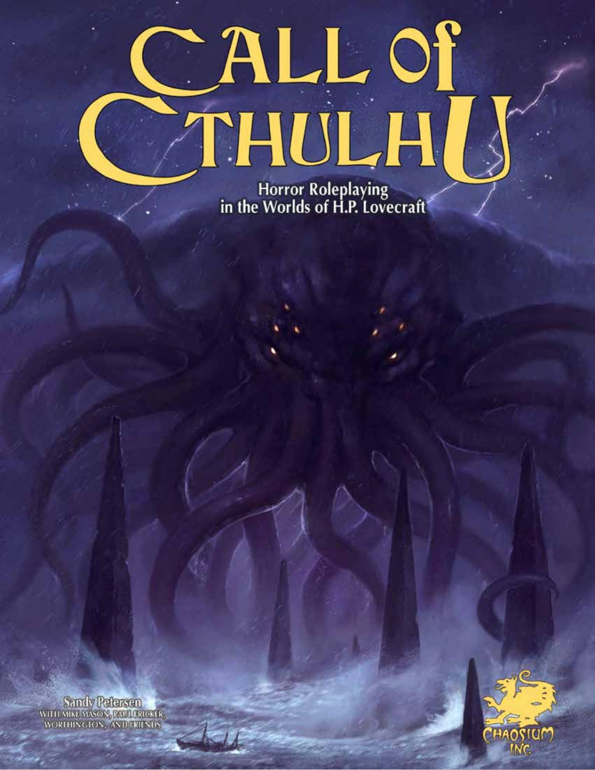 Call Of Cthulhu Horror Roleplaying In The Worlds Of Hp Lovecraft 7th Edition Sandy Petersen