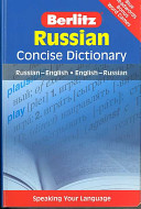 Russian Concise Dictionary Berlitz Concise Dictionary Concise Bilingual Berlitz