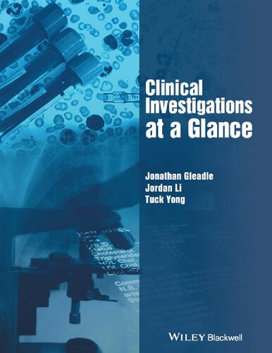 Clinical Investigations At A Glance Jonathan Gleadle