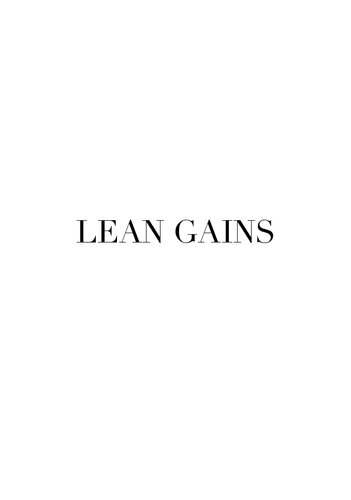 Lean Gains Second Edition 2018 The Secret Formula To Fat Loss And Muscle Gain Lean Gains