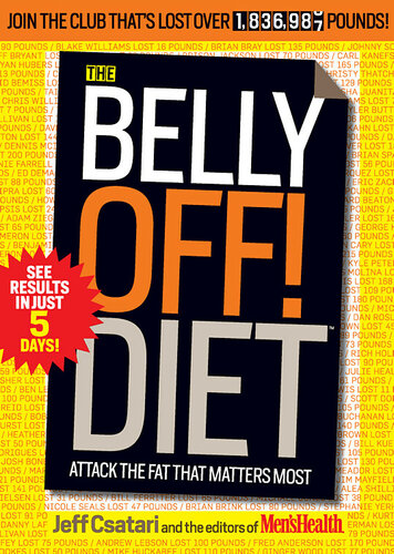 The Belly Off Diet Jeff Csatari Editors Of Mens Health Magazine