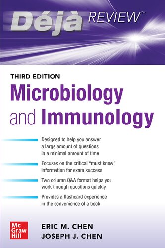 Deja Review Microbiology And Immunology Third Edition Eric Chen