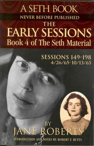 The Early Sessions Book 4 Of The Seth Material Jane Roberts