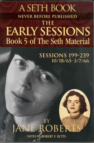 The Early Sessions Book 5 Of The Seth Material Jane Roberts