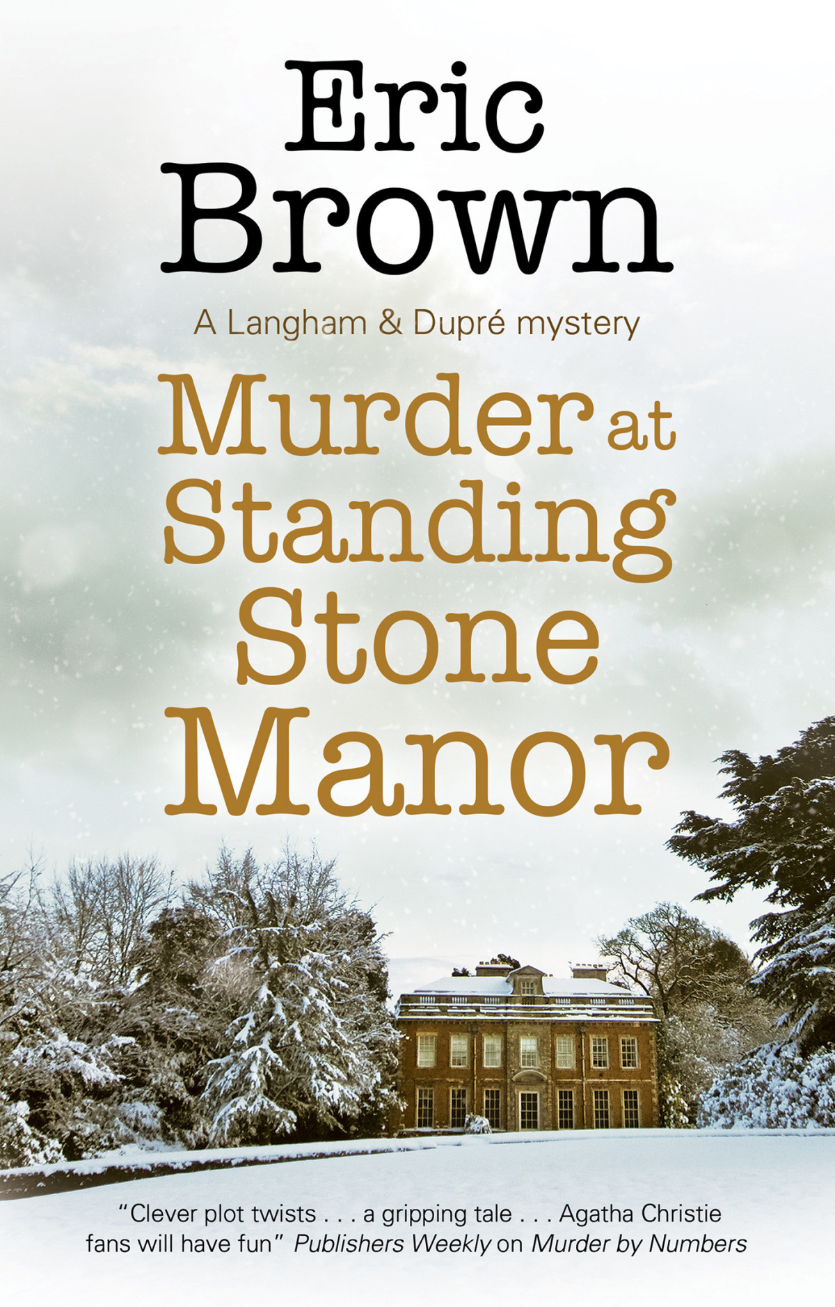 Murder At Standing Stone Manor Eric Brown