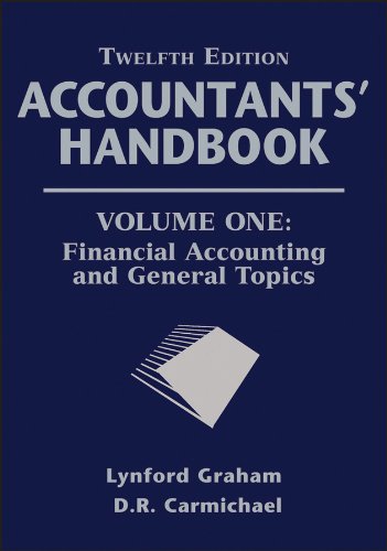 Accountants Handbook Financial Accounting And General Topics 12th Edition Carmichael