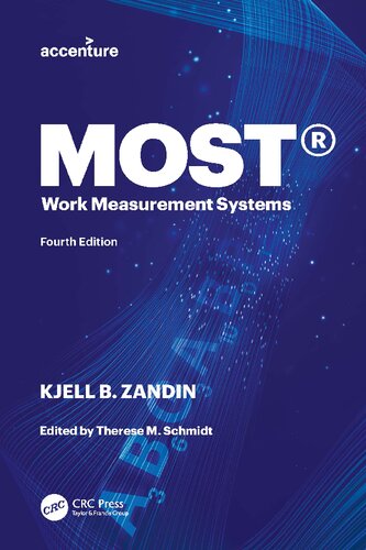 Most Work Measurement Systems 4th Edition Kjell B Zandin Therese M Schmidt