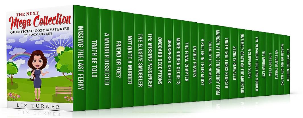 The Next Mega Collection Of Enticing Cozy Mysteries 25 Book Box Set Kindle Liz Turner
