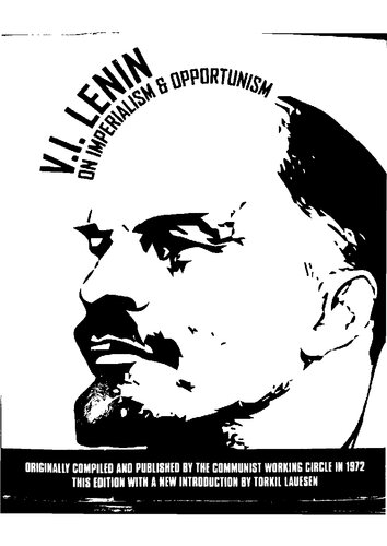 On Imperialism Opportunism Vi Lenin