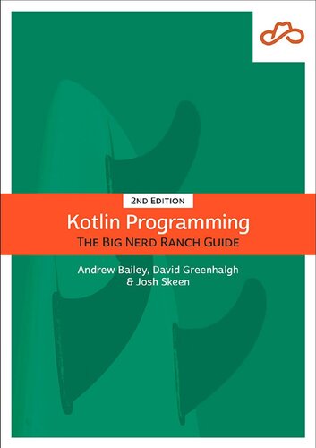 Kotlin Programming The Big Nerd Ranch Guide 2nd Edition Andrew Bailey