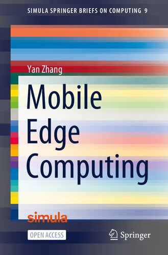 Mobile Edge Computing 1st Edition Zhang Yan