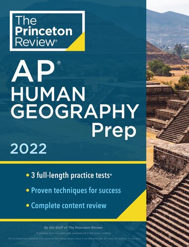 Princeton Review Ap Human Geography Prep 2022 Practice Tests Complete Content Review Strategies Techniques 2022 The Princeton Review