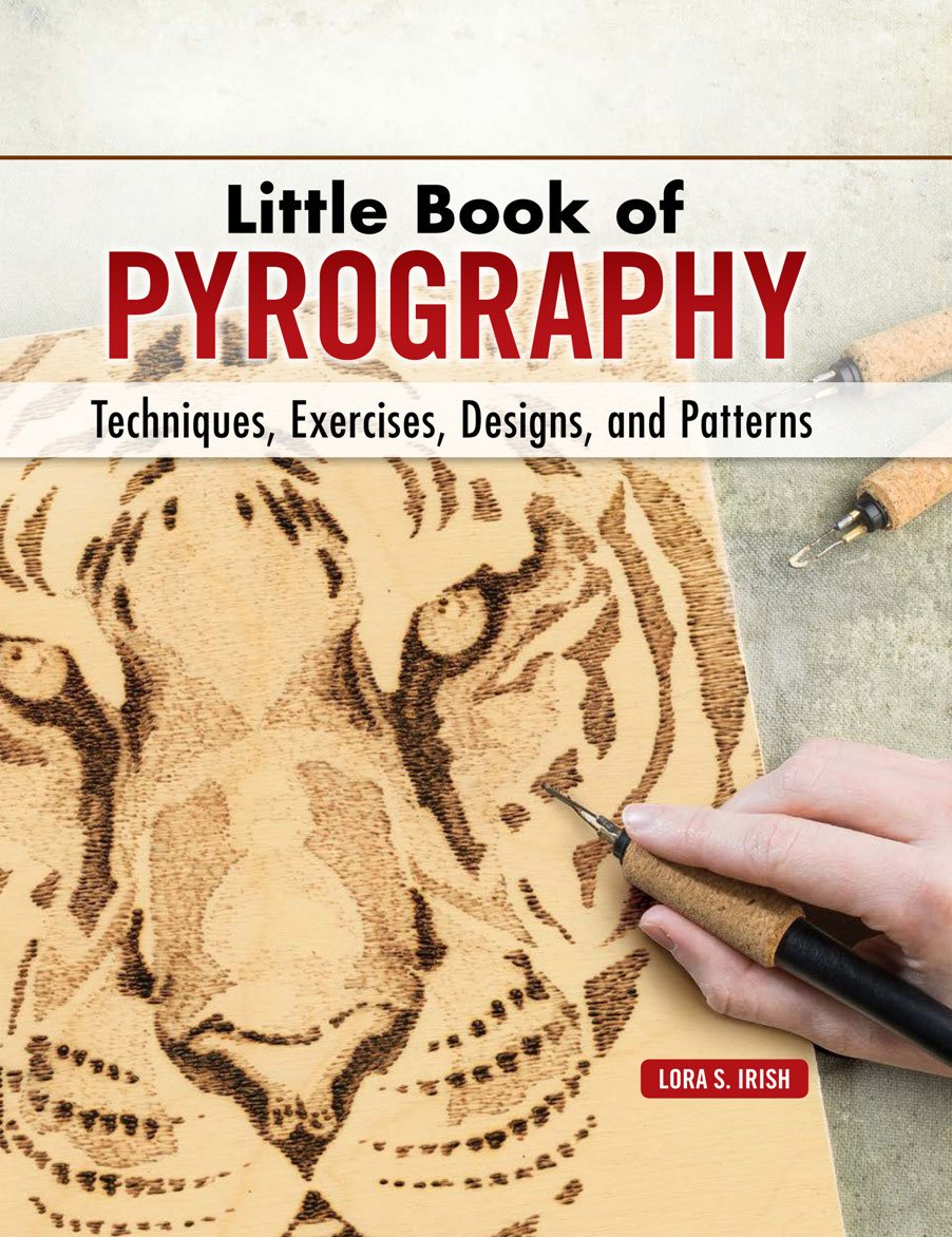 Little Book Of Pyrography Techniques Exercises Designs And Patterns Special Gift Irish