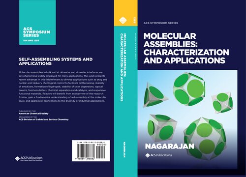 Molecular Assemblies Characterization And Applications Acs Symposium Series Ramanathan Nagarajan Editor