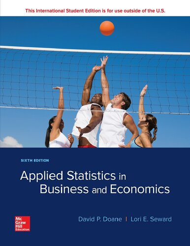Applied Statistics Business Economics 6th Edition Doane