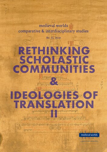 Rethinking Scholastic Communities Ideologies Of Translation Ii Pascale Hugon