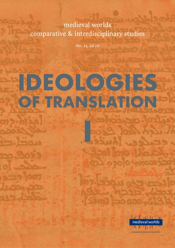 Ideologies Of Translation I Walter Pohl Andre Gingrich Eds