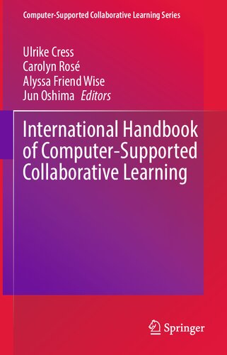International Handbook Of Computersupported Collaborative Learning 1st Ed 2021