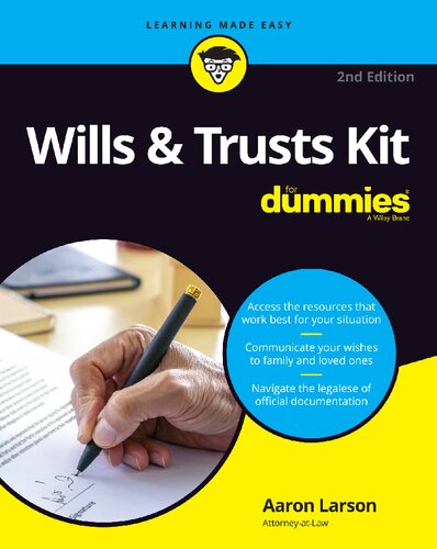 Wills Trusts Kit For Dummies 2nd Edition 2nd Edition Aaron Larson