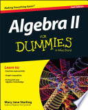 Algebra Ii For Dummies 2nd Edition 2nd Edition Sterling Mary Jane