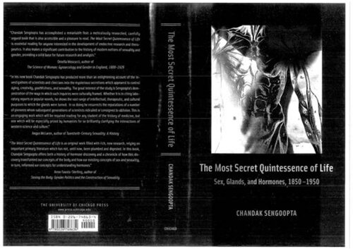 The Most Secret Quintessence Of Life Sex Glands And Hormones 18501950 Sengoopta