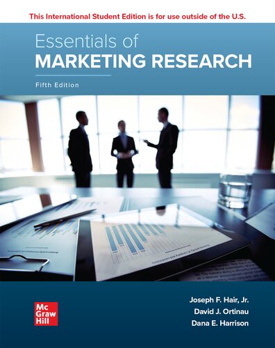 Essentials Of Marketing Research 5th Edition Joseph F Hair Jr
