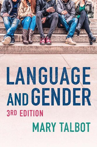Language And Gender 3rd Edition Mary Talbot
