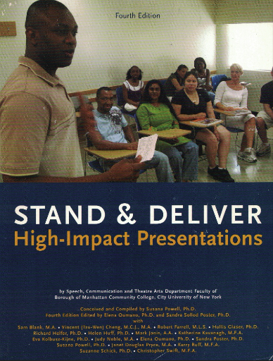 Stand And Deliver High Impact Presentat 4th4th Speech Communication And Theater Arts Dept
