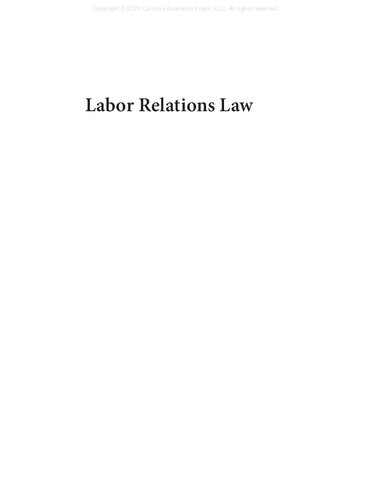 Labor Relations Law Cases And Materials Fourteenth Edition Fourteenth Charles B Craver Marion G Crain Grant M Hayden