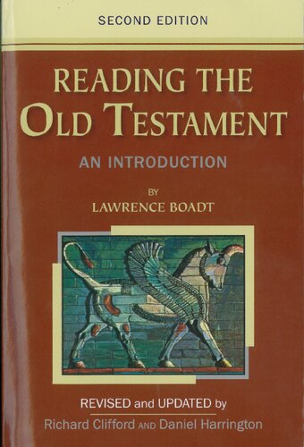 Reading The Old Testament An Introduction 2nd Edition Lawrence Boadt