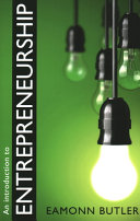 An Introduction To Entrepreneurship Butler Eamonn