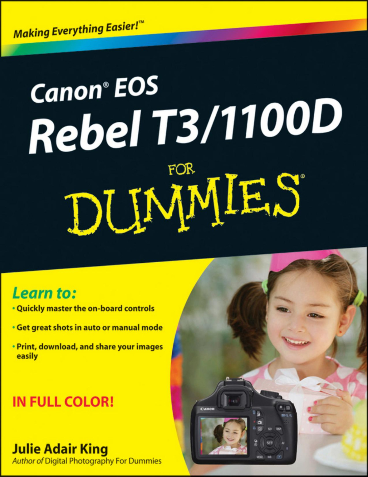 Canon Eos Rebel T31100d For Dummies Julie Adair King