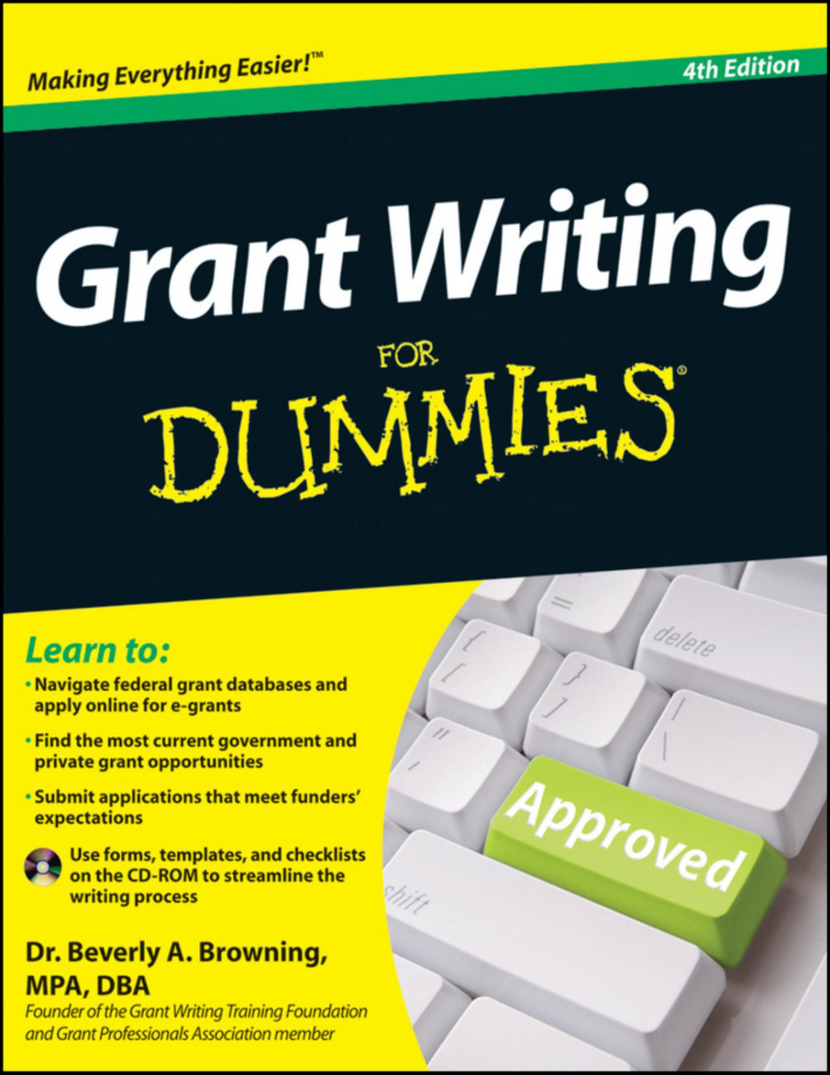 Grant Writing For Dummies Beverly A Browning
