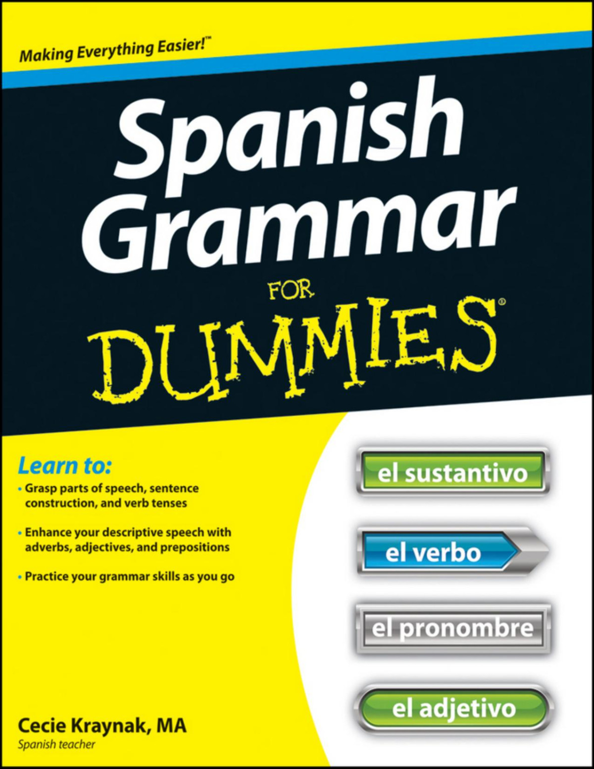 Spanish Grammar For Dummies Cecie Kraynak