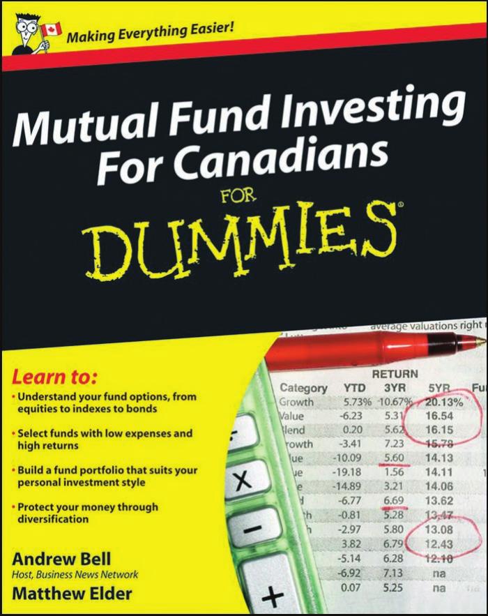 Mutual Fund Investing For Canadians For Dummies Bell Andrew Elder