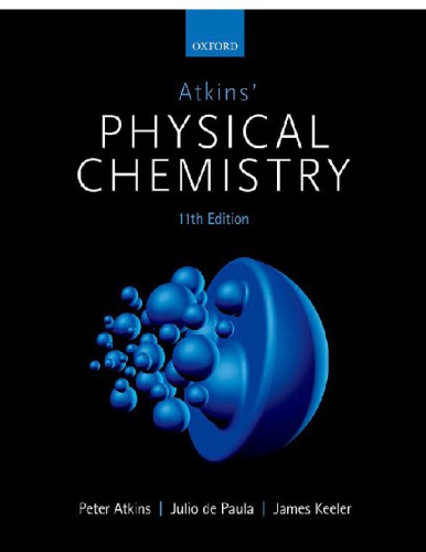 Atkins Physical Chemistry 11th Edition 2019 11th Edition Atkins Peter
